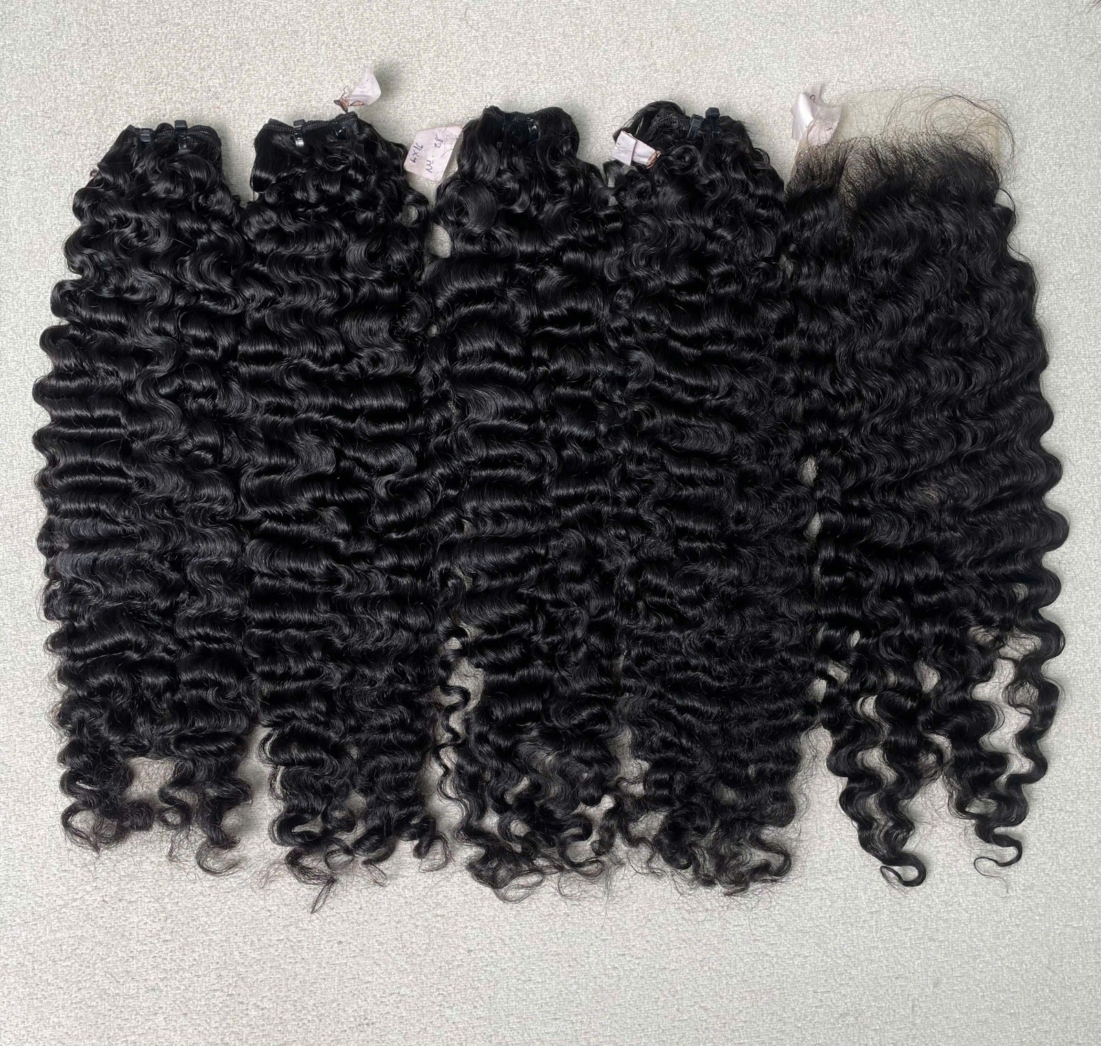 Manojo de cabello crespo humano